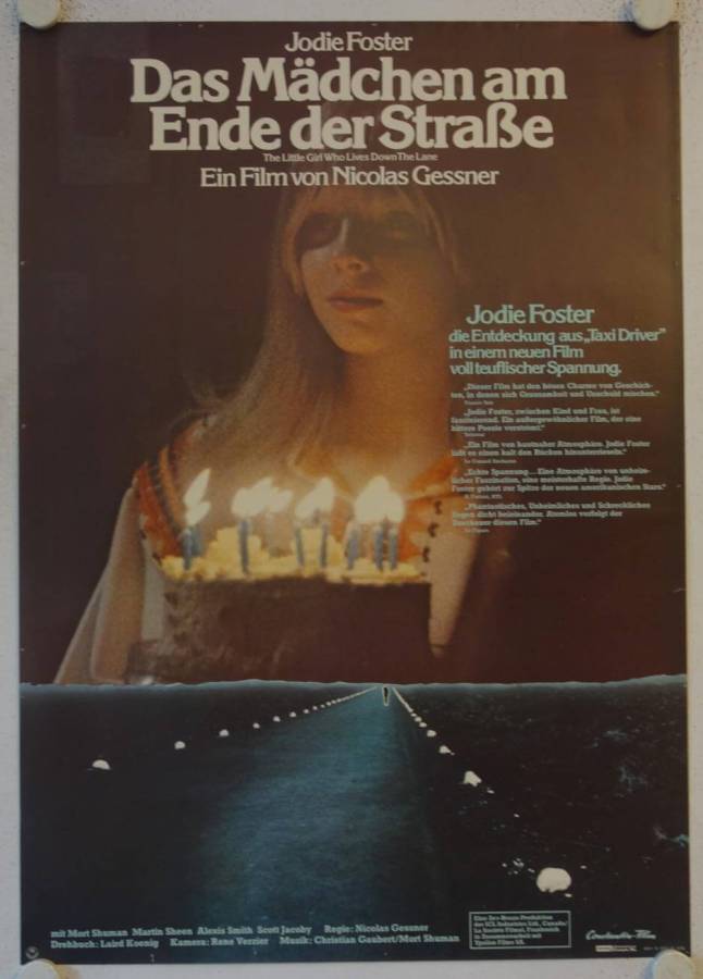 The Little Girl who lives down the Lane original release german movie poster